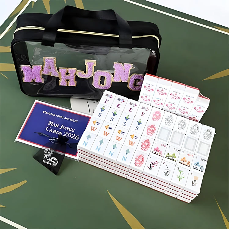 Set Mahjong Hitam Jelas