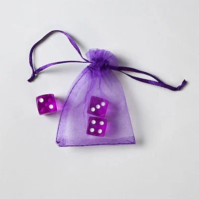 Purple Glitz Mahjong Set