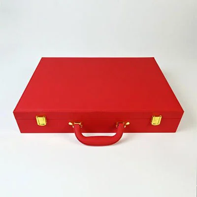 Red Charm Collection Mahjong Set