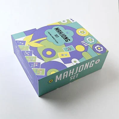 Retro Floral Mahjong Set