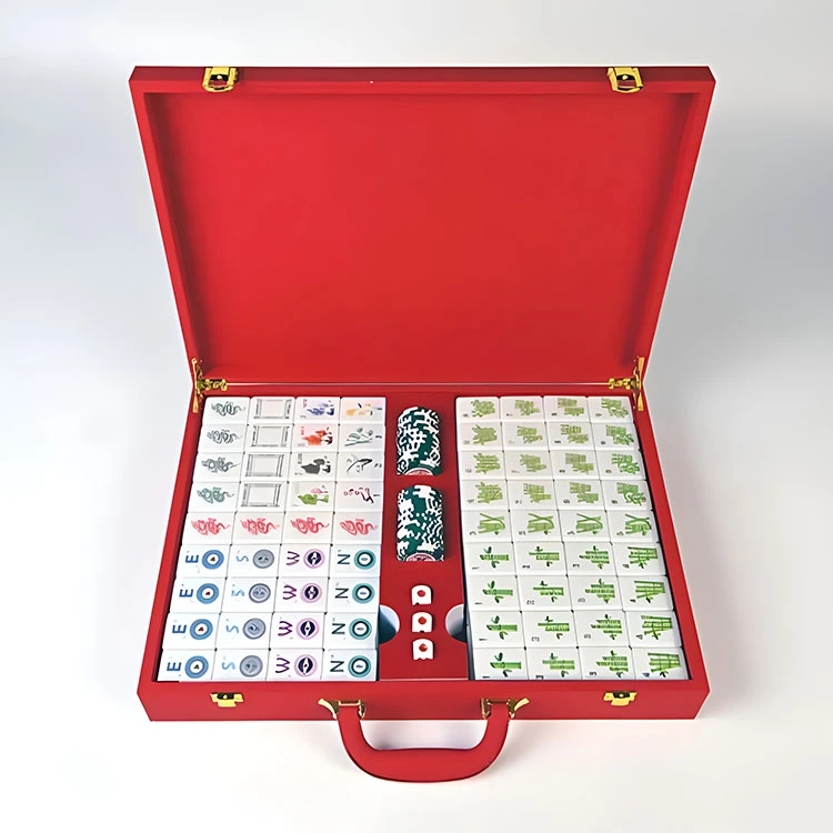 Set Mahjong Koleksi Pesona Merah