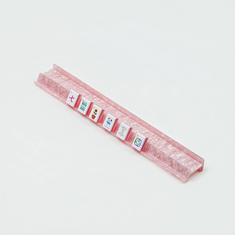 Rak Mahjong Magnet Akrilik Mutiara Berkilauan